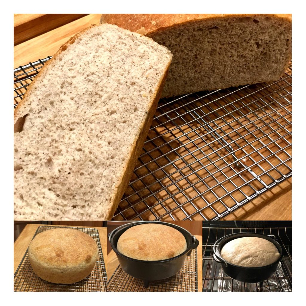 BREAD Artisan Flax Seed & Beer THE DUTCH OVEN COOK